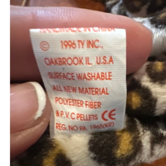 Ty Beanie Babies Freckles The Leopard - NWMT - Picture 9 of 11